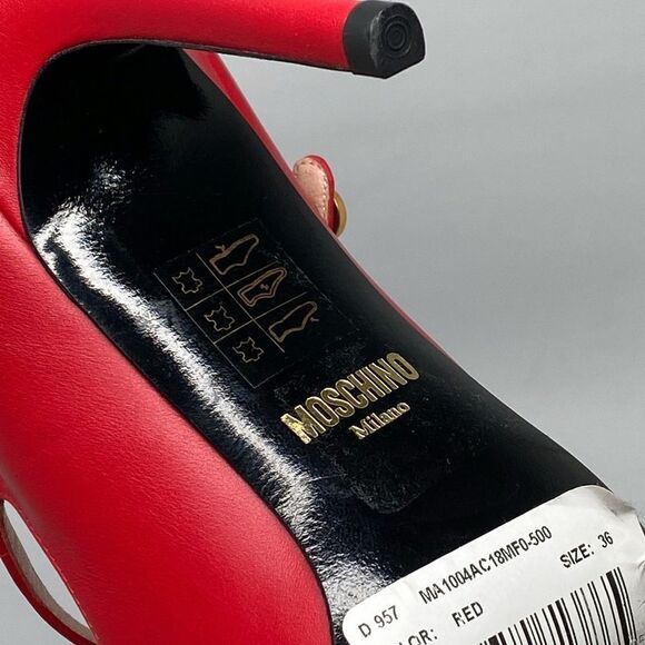 Moschino Leather Mary Jane Pump size 36 - Picture 16 of 16